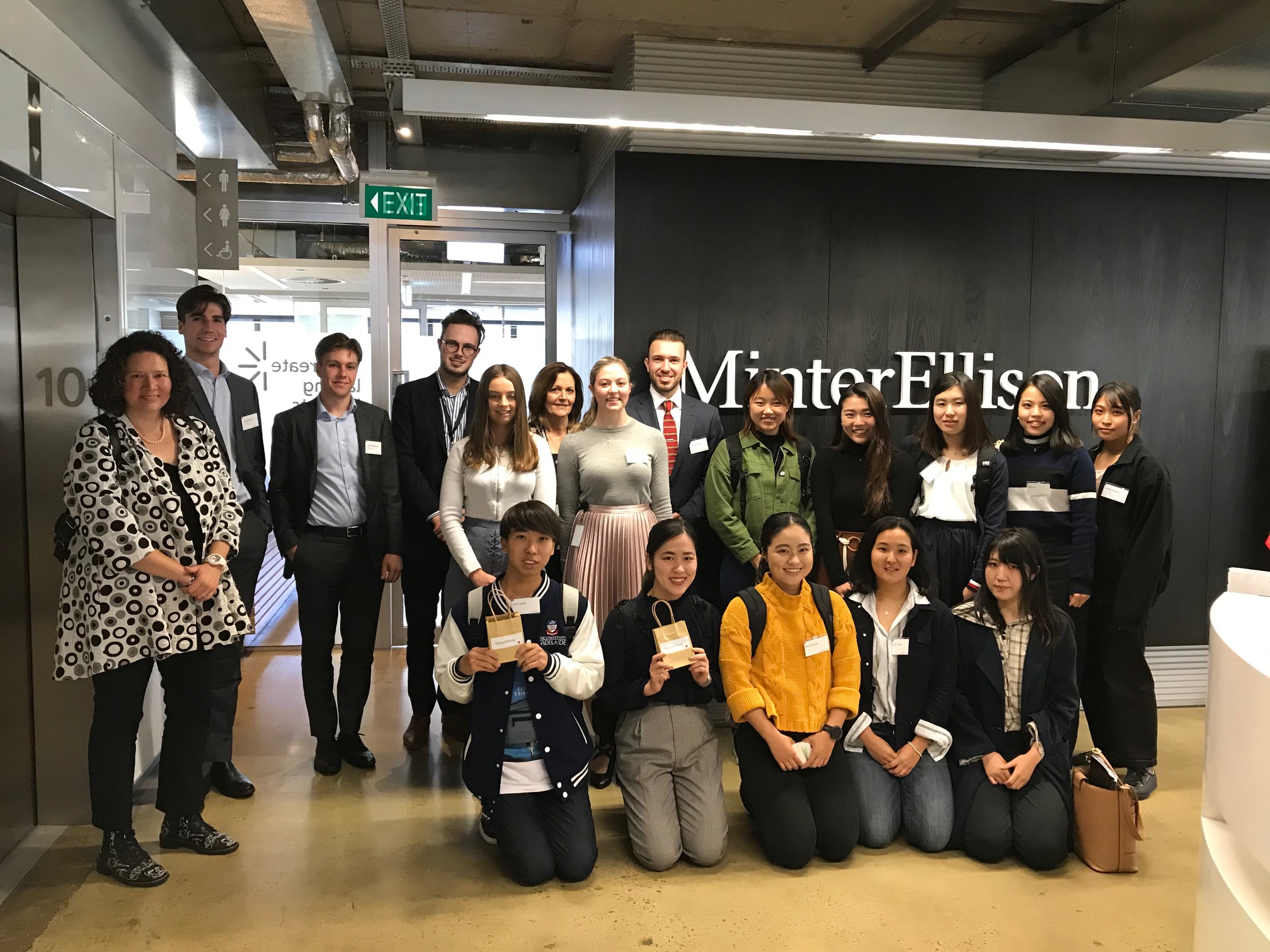 Japanese Law Students Visit Minter Ellison Legal and Consulting